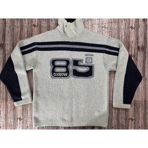 Oxbow Wool blend Knit ski Chandail Sweater Rare  Vintage 1985